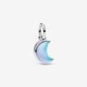 Charm Pendente Doppio Luna Crescente "I Would Give you the Moon" Charm Pendente Doppio Luna Crescente "I Would Give you the Moon"