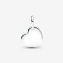 Charm Pendente Cuore con Pietra Rossa Scuro Gennaio Charm Pendente Cuore con Pietra Rossa Scuro Gennaio