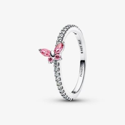 Anello Farfalla scintillante