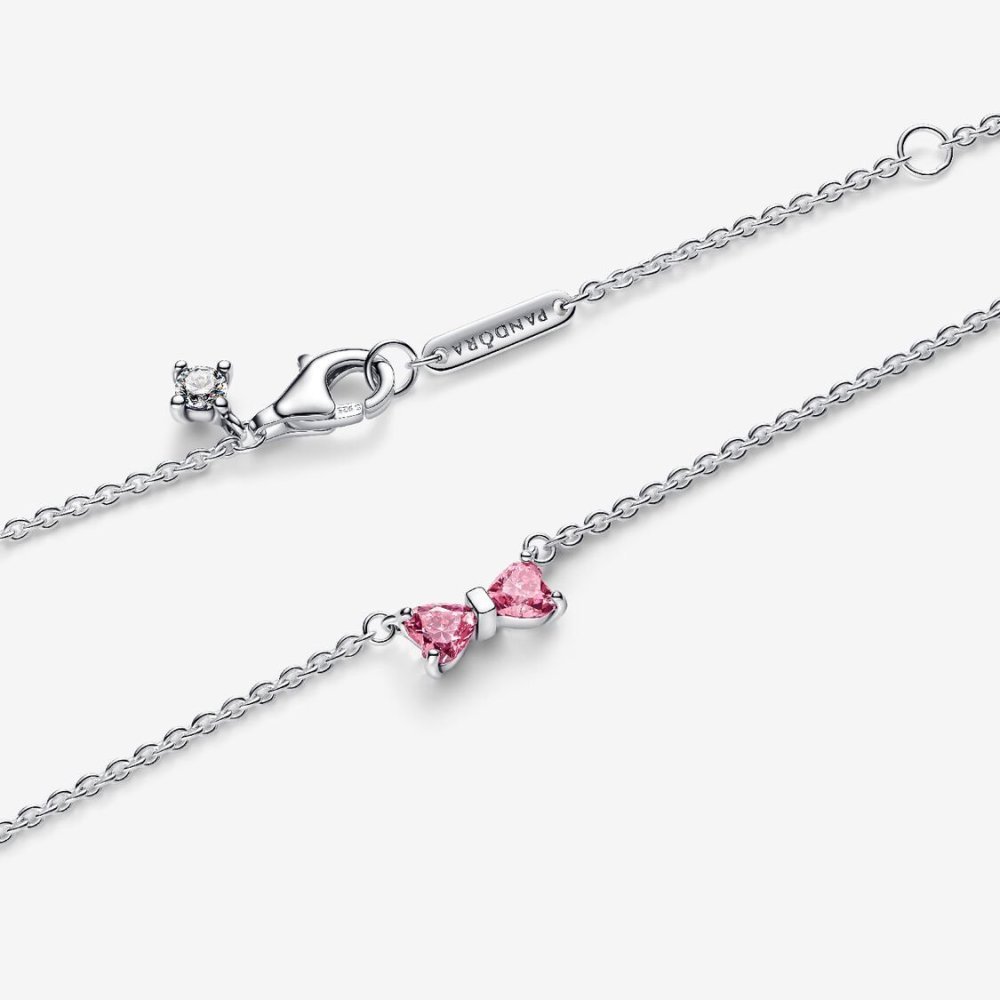 Collana Fiocco Luminoso Rosa Collana Fiocco Luminoso Rosa