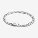 Bracciale Catena Maglia Cubana con Cuori Bracciale Catena Maglia Cubana con Cuori