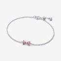 Bracciale Fiocco Luminoso Rosa