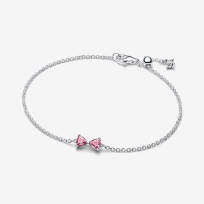 Bracciale Fiocco Luminoso Rosa