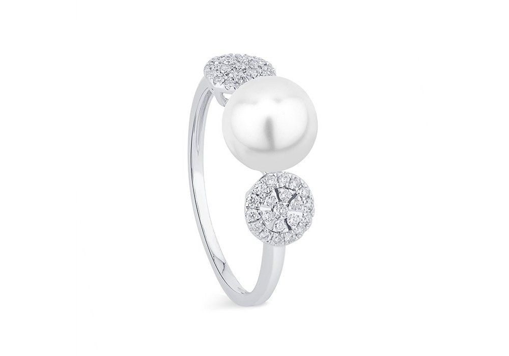 Bliss - Anello Charlene - Oro Bianco - Diamante Bliss - Anello Charlene - Oro Bianco - Diamante