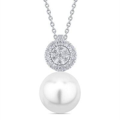Bliss - Collana Charlene - Oro Bianco - Diamante