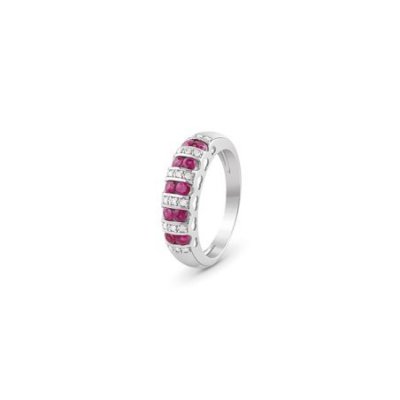 Bliss - Anello Gran Cabaret - Oro Bianco - Diamante