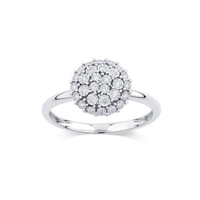 Bliss - Anello Rugiada - Oro Bianco - Diamante