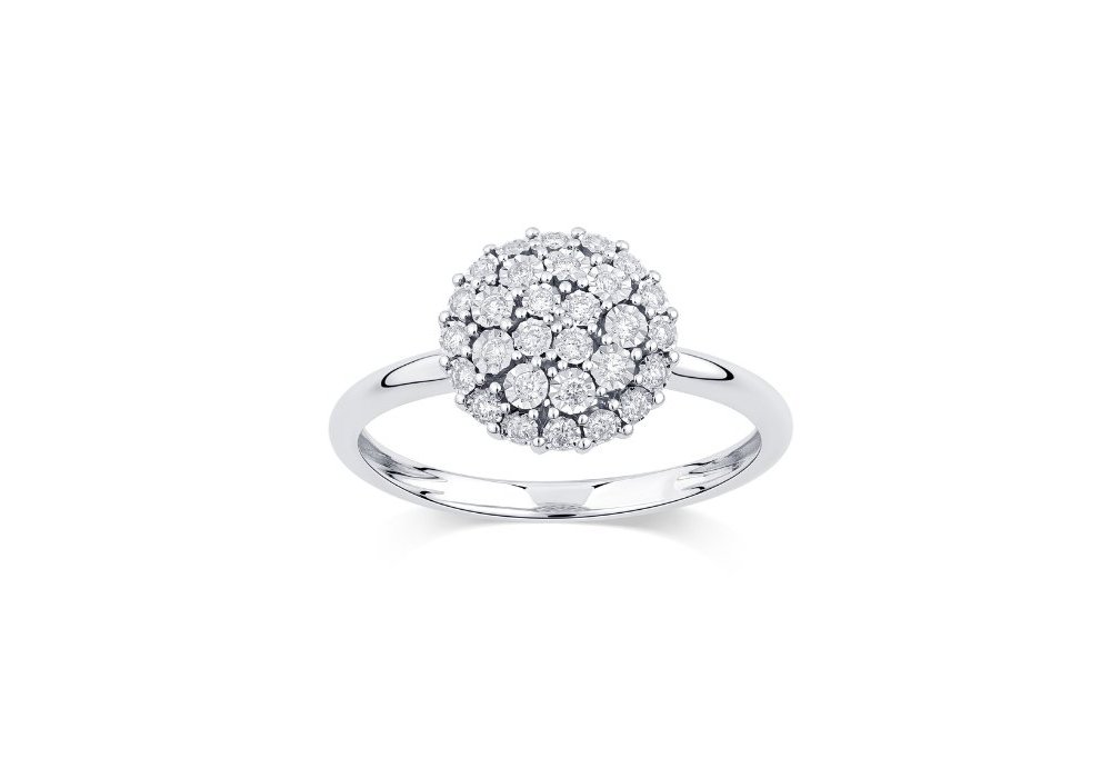 Bliss - Anello Rugiada - Oro Bianco - Diamante Bliss - Anello Rugiada - Oro Bianco - Diamante