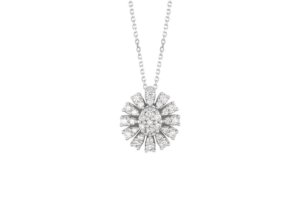 Bliss - Collierino In Oro Bianco - Diamante Rotondo Bliss - Collierino In Oro Bianco - Diamante Rotondo