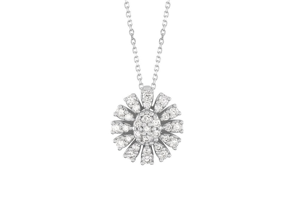 Bliss - Collierino In Oro Bianco - Diamante Rotondo Bliss - Collierino In Oro Bianco - Diamante Rotondo