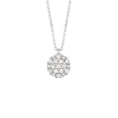 Bliss - Collana Bl Cheri - Oro Bianco - Diamante