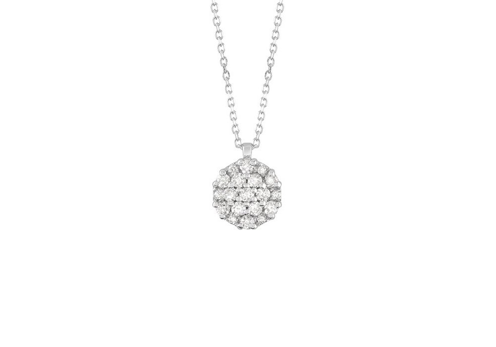 Bliss - Collana Bl Cheri - Oro Bianco - Diamante Bliss - Collana Bl Cheri - Oro Bianco - Diamante