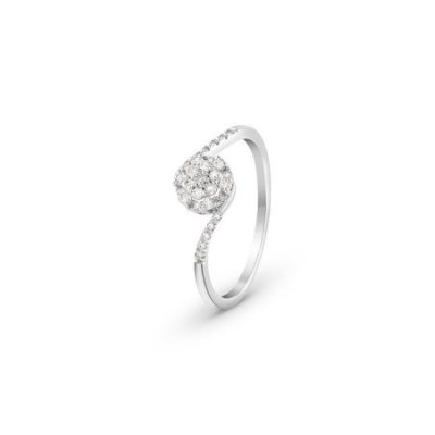 Bliss - Anello Bl Cheri - Oro Bianco - Diamante