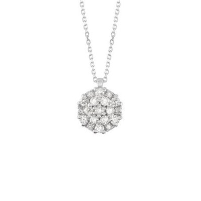 Bliss - Collana Bl Cheri - Oro Bianco - Diamante