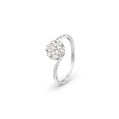 Bliss - Anello Bl Cheri - Oro Bianco - Diamante
