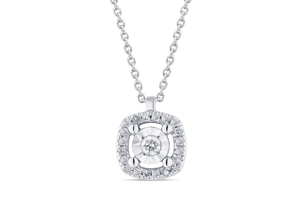 Bliss - Collana In Oro Bianco - Diamante - Rugiada Bliss - Collana In Oro Bianco - Diamante - Rugiada