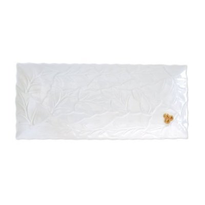 Easy Life - Piatto Da Portata Rettangolare - Porcellana - Holly & Berries