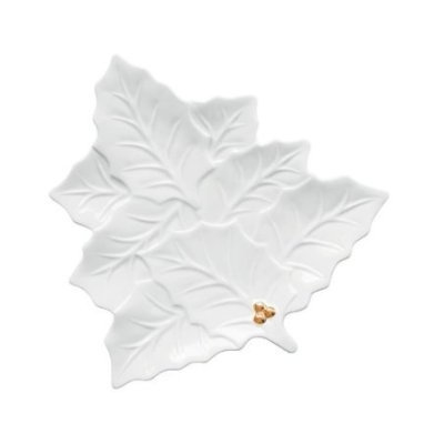 Easy Life - Piatto Da Portata Holly & Berries - Porcellana