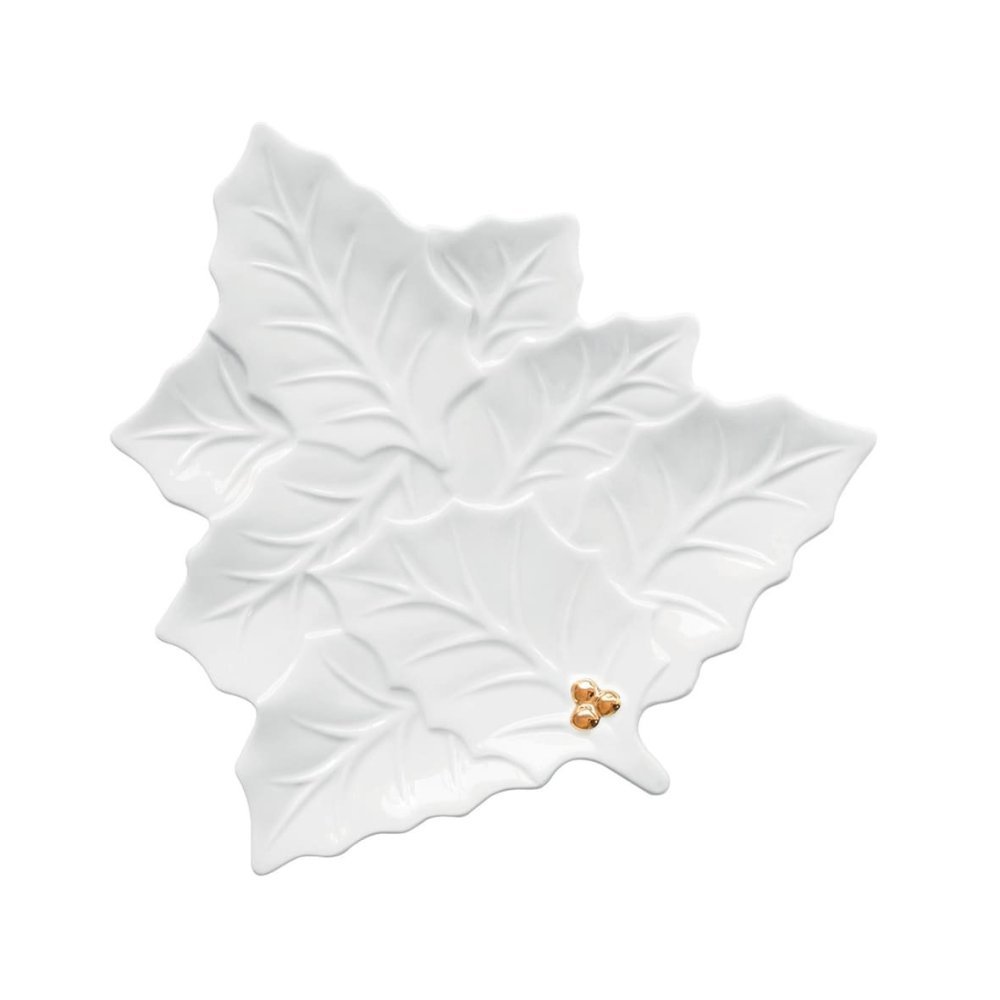 Easy Life - Piatto Da Portata Holly & Berries - Porcellana Easy Life - Piatto Da Portata Holly & Berries - Porcellana