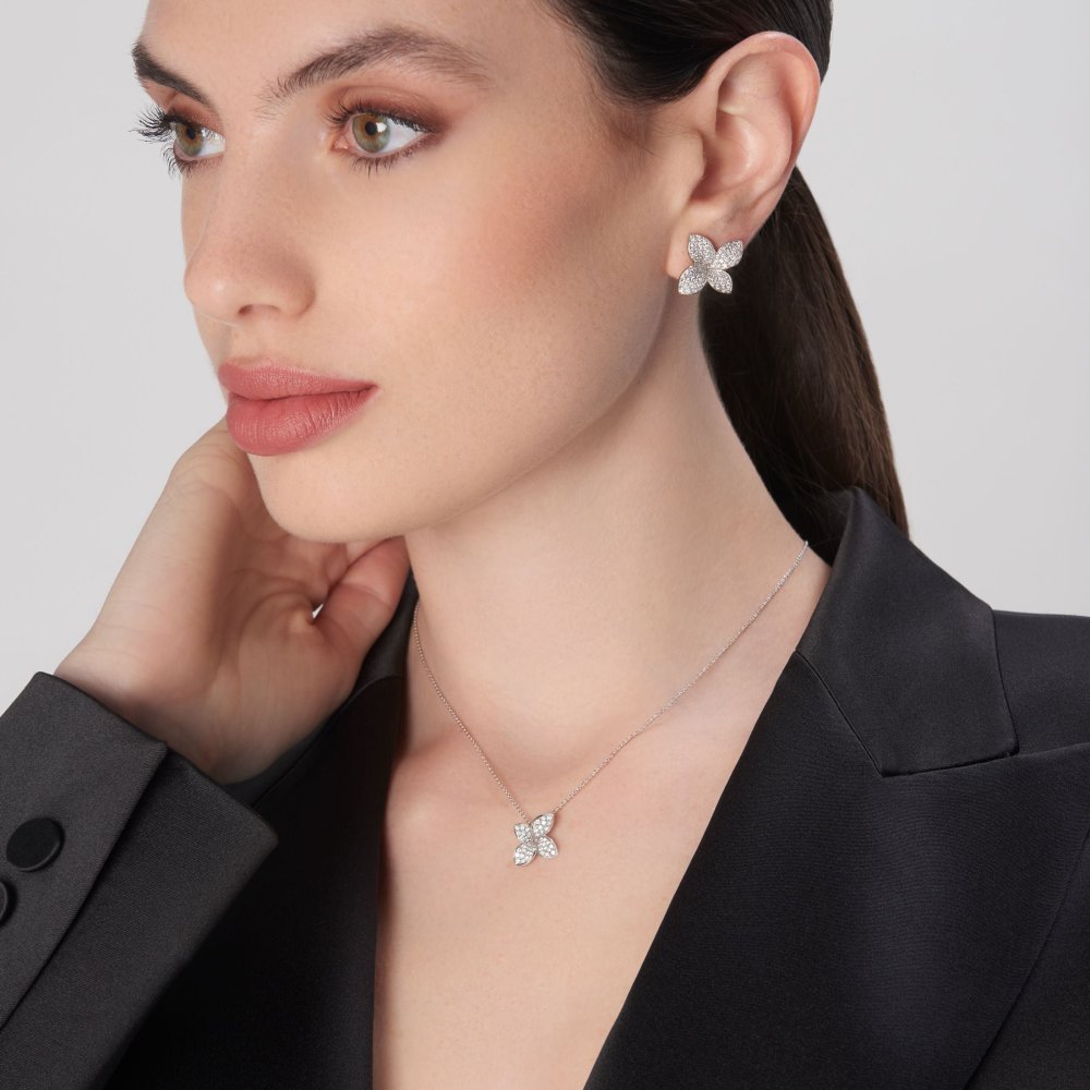 Pasquale Bruni - Collana Petit Garden - 18K White Gold - Diamanti