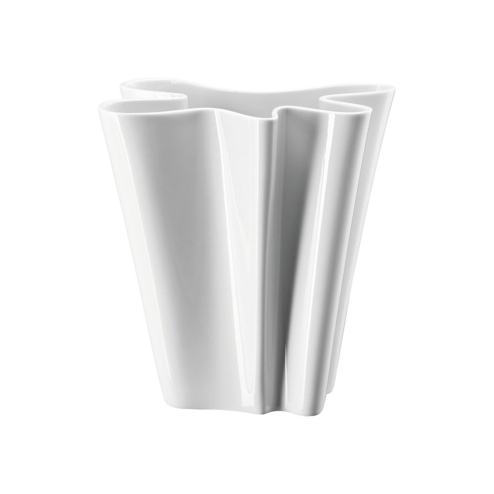 Rosenthal - Vaso Flux Weiss - Porcellana - 26 Cm