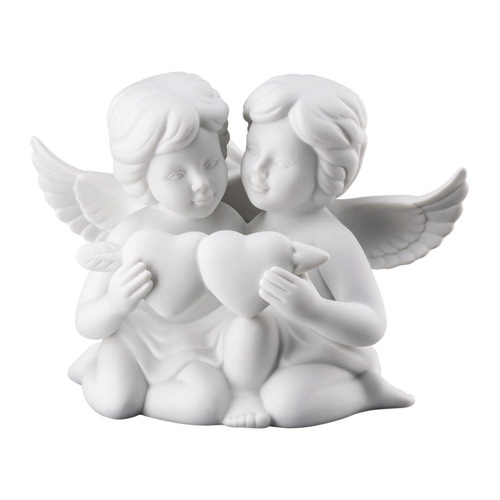 Rosenthal - Coppia Angeli Con Cuore - Weiss Matt Rosenthal - Coppia Angeli Con Cuore - Weiss Matt