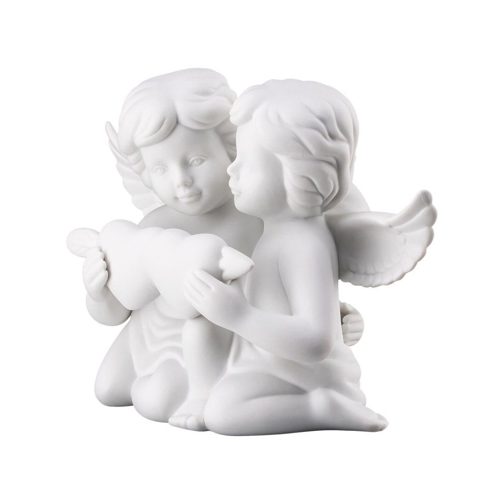 Rosenthal - Coppia Angeli Con Cuore - Weiss Matt Rosenthal - Coppia Angeli Con Cuore - Weiss Matt