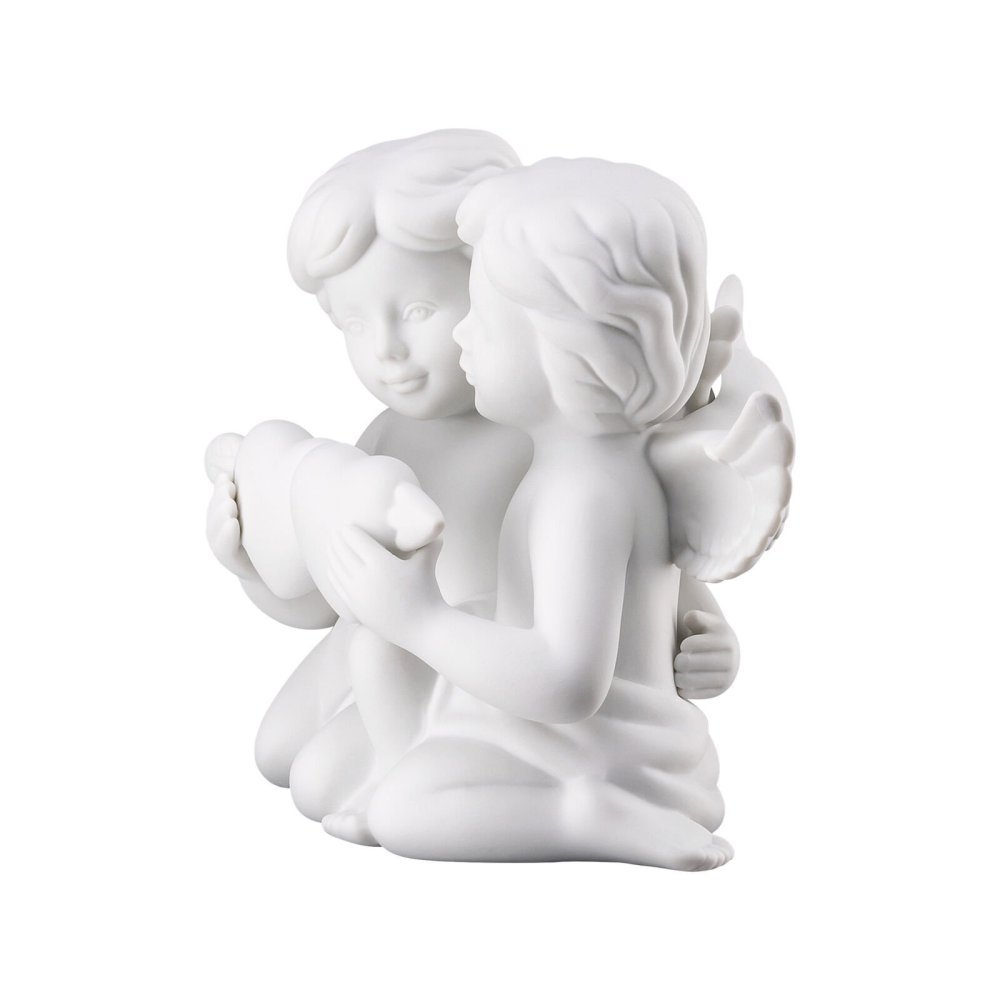 Rosenthal - Coppia Angeli Con Cuore - Weiss Matt Rosenthal - Coppia Angeli Con Cuore - Weiss Matt