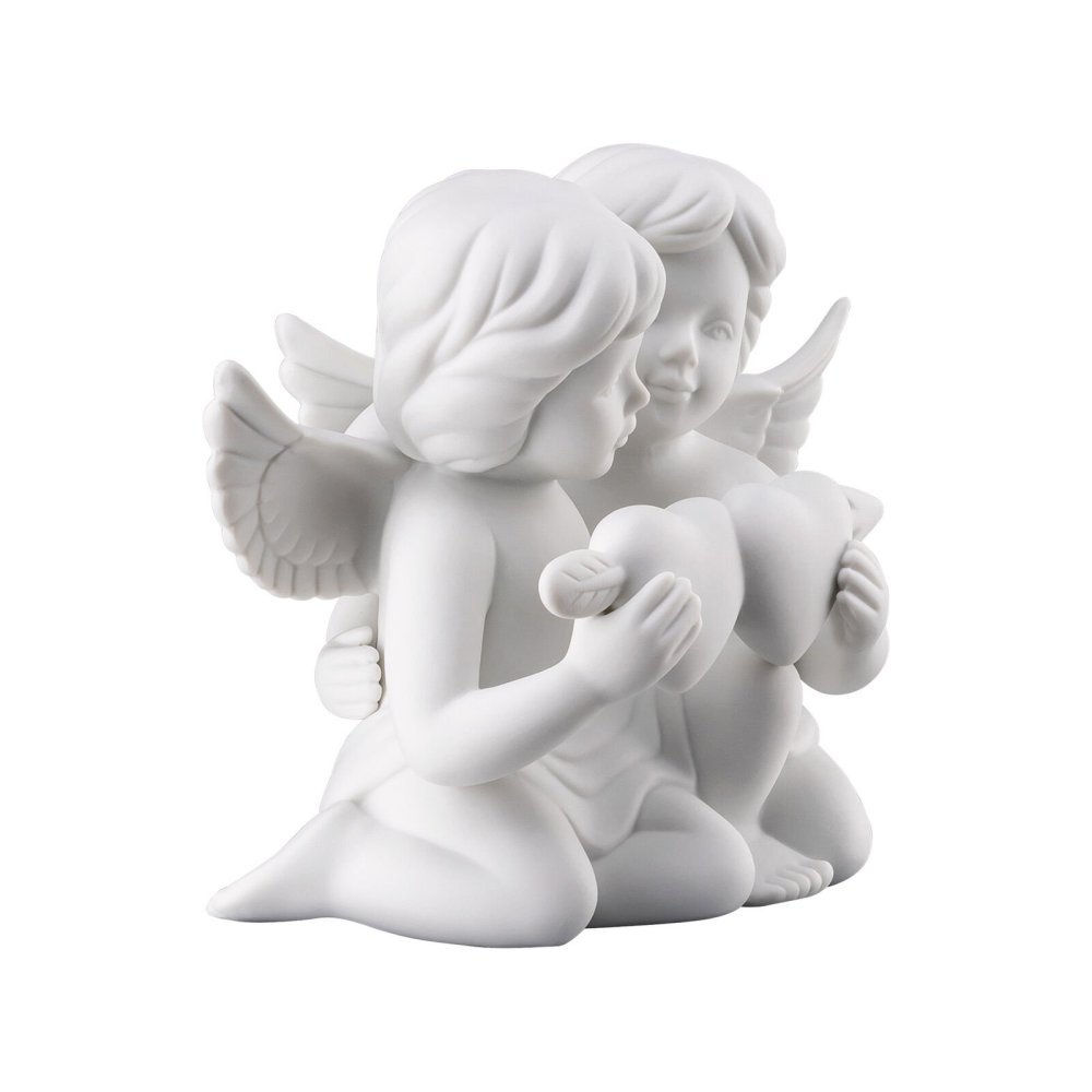 Rosenthal - Coppia Angeli Con Cuore - Weiss Matt Rosenthal - Coppia Angeli Con Cuore - Weiss Matt