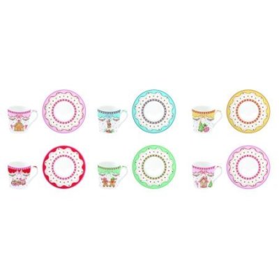 Easy Life - Set Tazzine Sweet Christmas - Porcellana