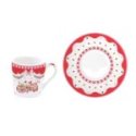 Easy Life - Set Tazzine Sweet Christmas - Porcellana Easy Life - Set Tazzine Sweet Christmas - Porcellana