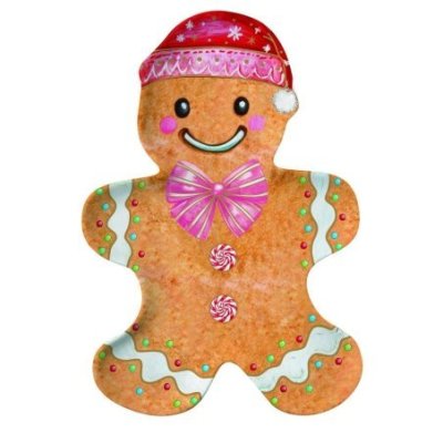 Easy Life - Piatto Sagomato - Porcellana - Sweet Christmas