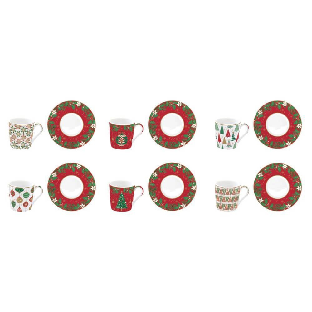 Easy Life - Set Tazzine Jingle Bells - Eleganza - Natale Easy Life - Set Tazzine Jingle Bells - Eleganza - Natale
