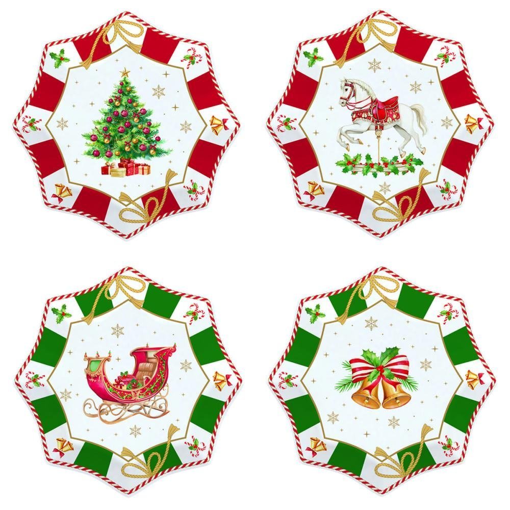 Easy Life - Set Piatti Dessert - Christmas Tale Easy Life - Set Piatti Dessert - Christmas Tale