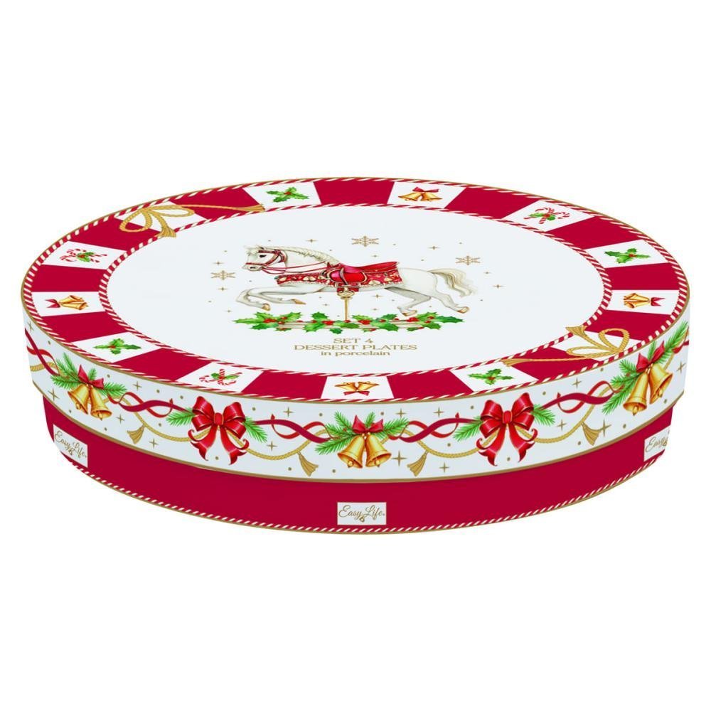 Easy Life - Set Piatti Dessert - Christmas Tale Easy Life - Set Piatti Dessert - Christmas Tale