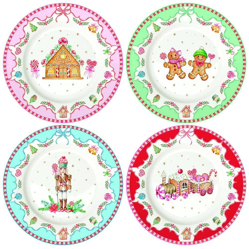 Easy Life - Set Piatti Porcellana - Sweet Christmas Easy Life - Set Piatti Porcellana - Sweet Christmas