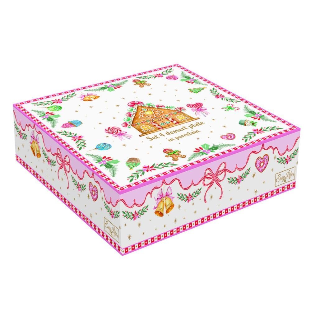 Easy Life - Set Piatti Porcellana - Sweet Christmas Easy Life - Set Piatti Porcellana - Sweet Christmas