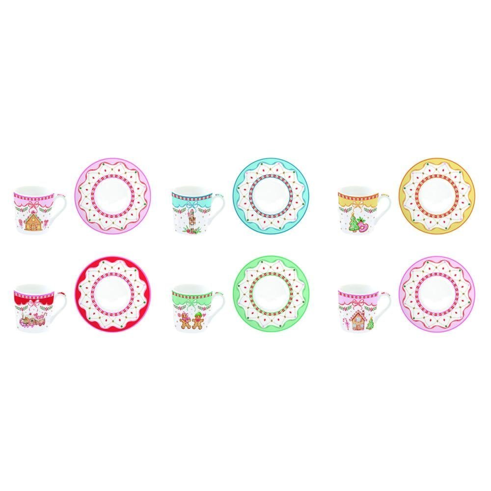 Easy Life - Set Tazzine Espresso - Sweet Christmas Easy Life - Set Tazzine Espresso - Sweet Christmas