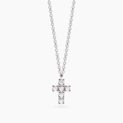 Mabina - Girocollo Argento - Diamanti Lab Grown