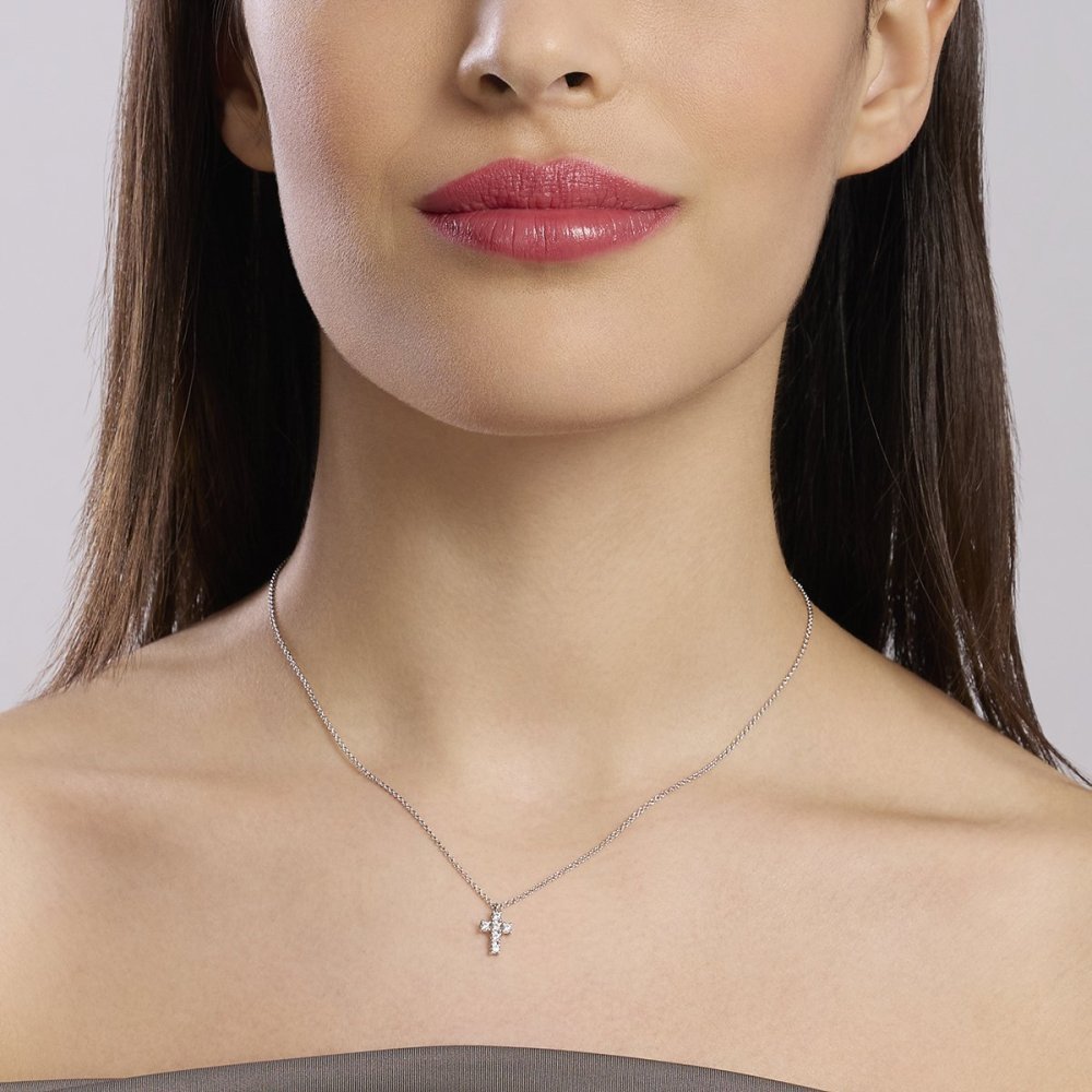 Mabina - Girocollo Argento - Diamanti Lab Grown Mabina - Girocollo Argento - Diamanti Lab Grown