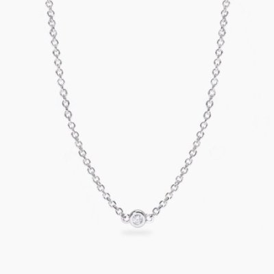 Mabina - Girocollo In Argento - Diamanti Lab Grown