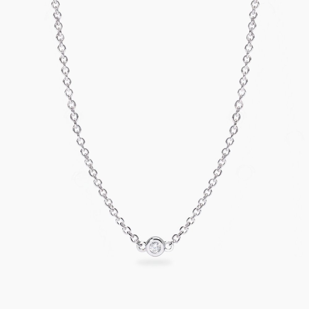 Mabina - Girocollo In Argento - Diamanti Lab Grown Mabina - Girocollo In Argento - Diamanti Lab Grown