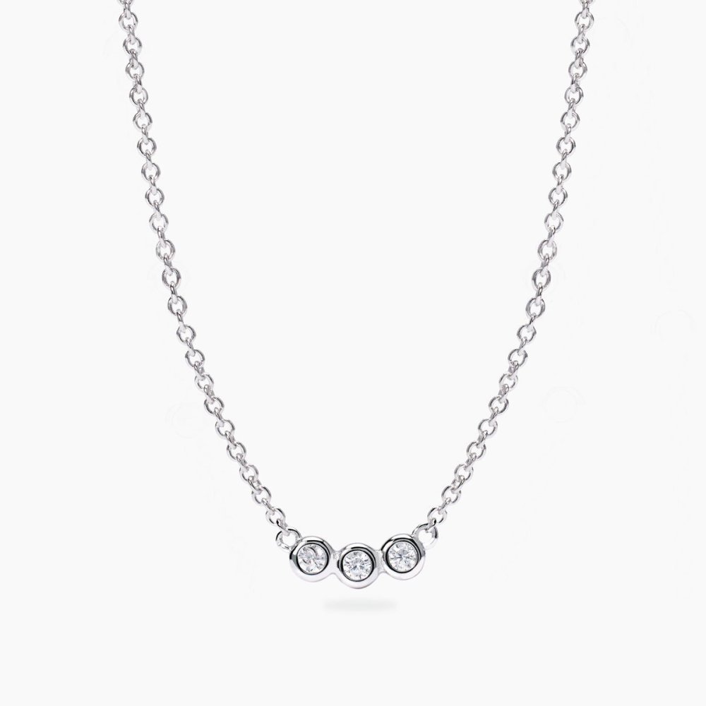 Mabina - Girocollo In Argento 925 - Diamanti Lab Grown Mabina - Girocollo In Argento 925 - Diamanti Lab Grown