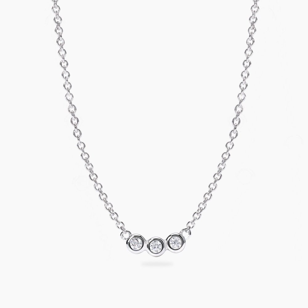 Mabina - Girocollo In Argento 925 - Diamanti Lab Grown Mabina - Girocollo In Argento 925 - Diamanti Lab Grown