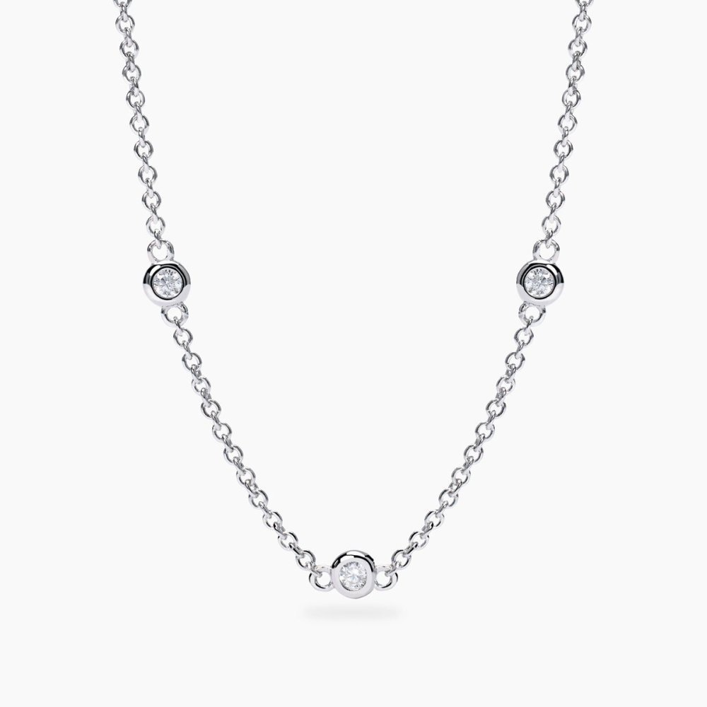 Mabina - Girocollo In Argento - Diamanti Lab Grown Mabina - Girocollo In Argento - Diamanti Lab Grown