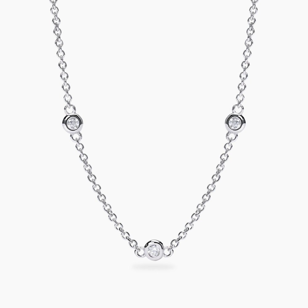 Mabina - Girocollo In Argento - Diamanti Lab Grown Mabina - Girocollo In Argento - Diamanti Lab Grown