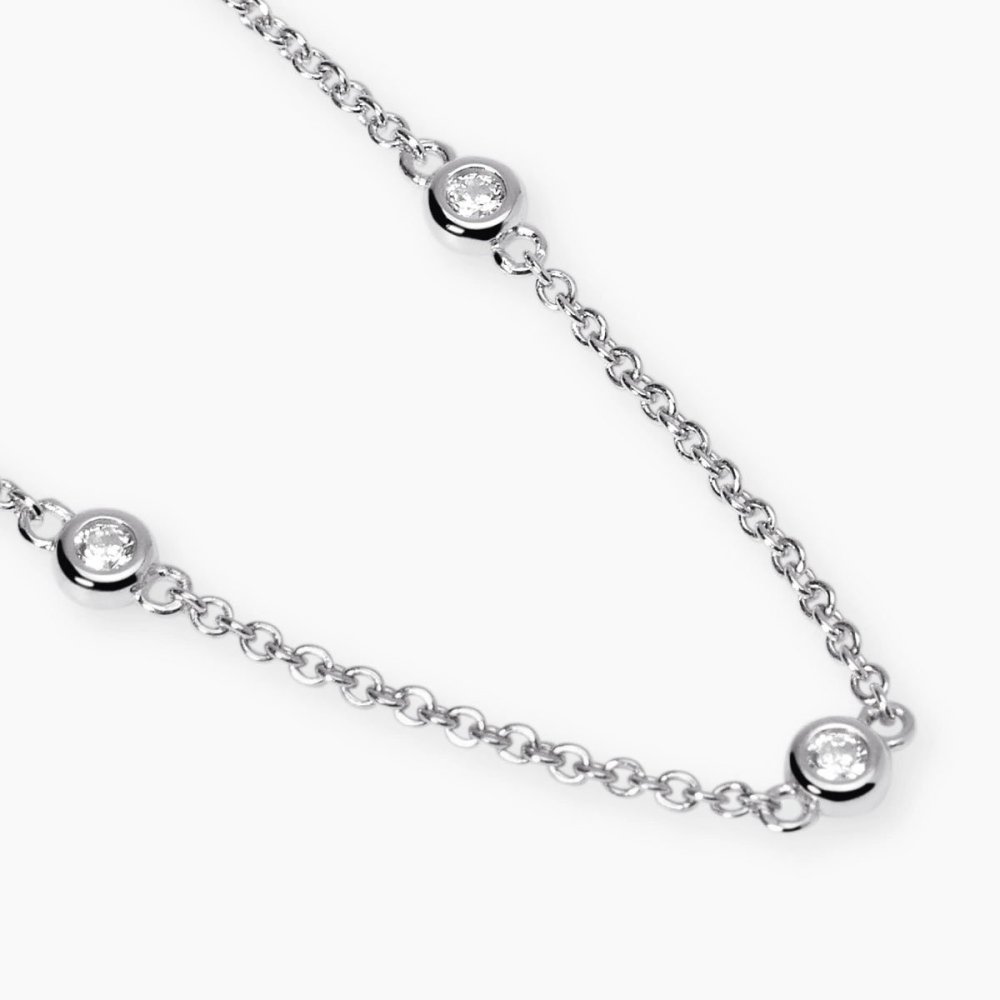 Mabina - Girocollo In Argento - Diamanti Lab Grown Mabina - Girocollo In Argento - Diamanti Lab Grown