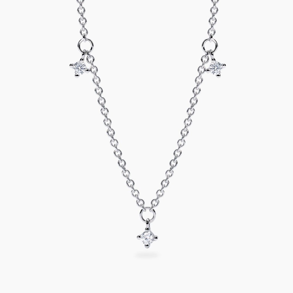 Mabina - Girocollo In Argento - Diamanti Lab Grown Mabina - Girocollo In Argento - Diamanti Lab Grown