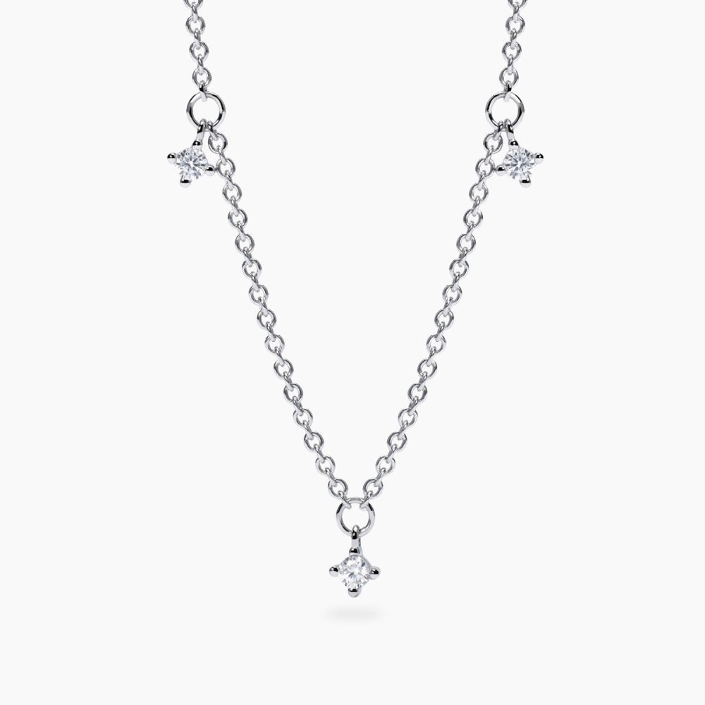 Mabina - Girocollo In Argento - Diamanti Lab Grown Mabina - Girocollo In Argento - Diamanti Lab Grown