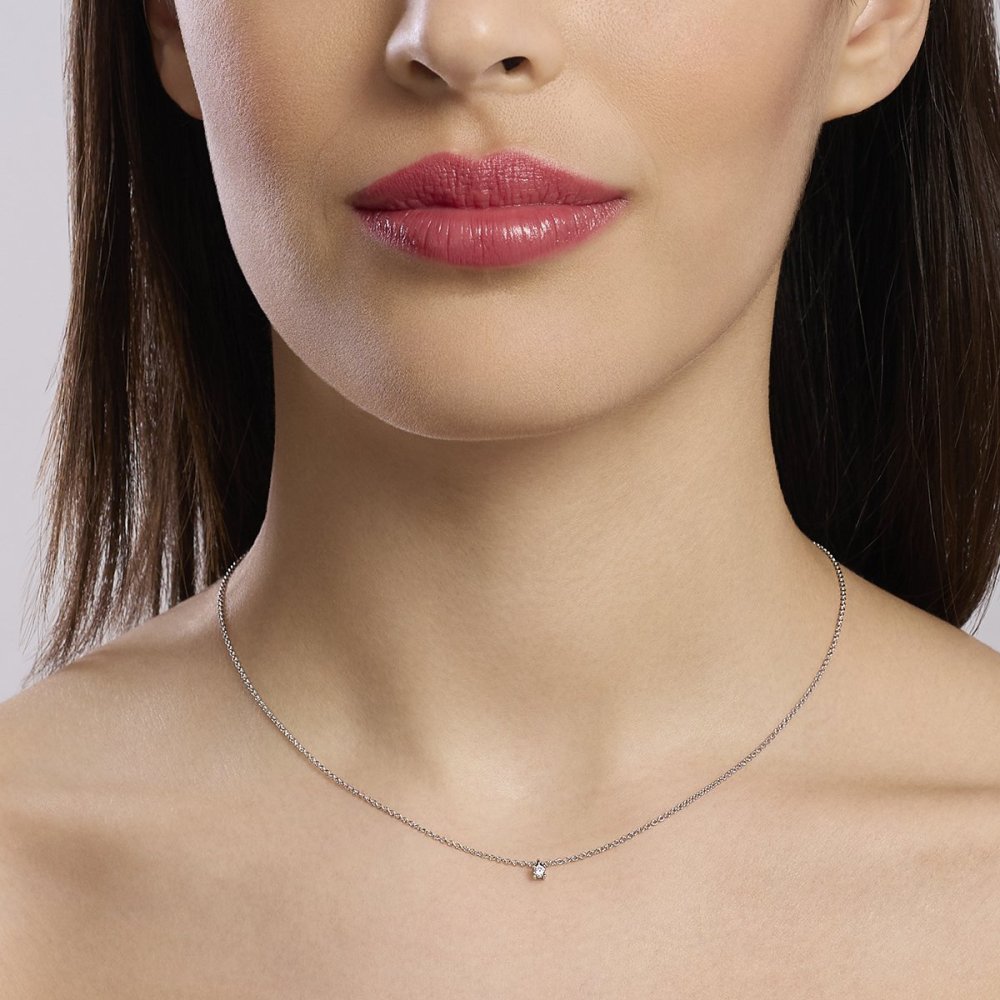 Mabina - Girocollo In Argento - Diamanti Lab Grown Mabina - Girocollo In Argento - Diamanti Lab Grown